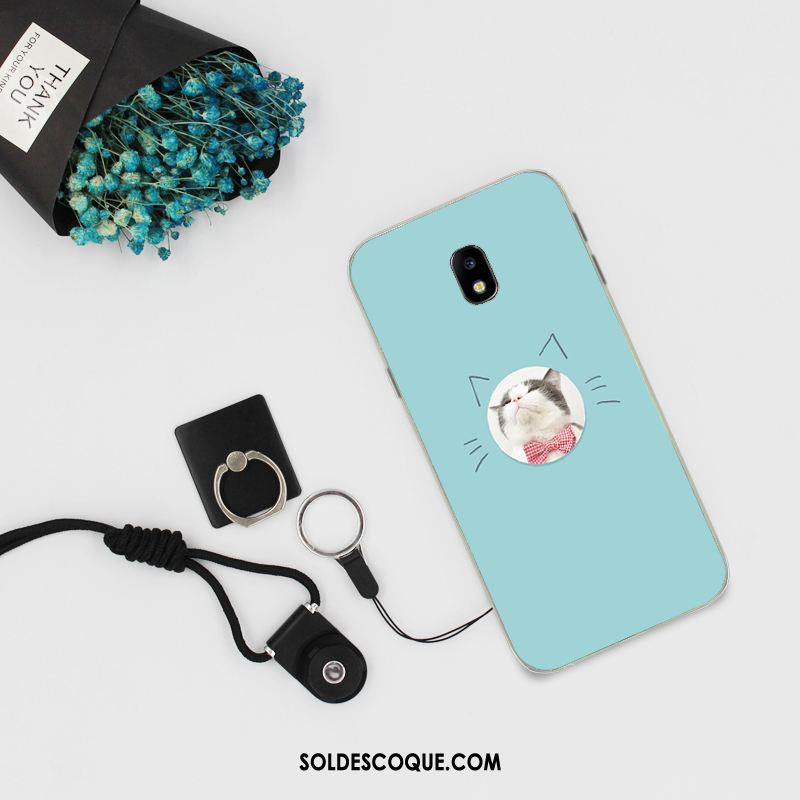 Coque Samsung Galaxy J3 2017 Dessin Animé Incassable Tout Compris Téléphone Portable Rose En Ligne