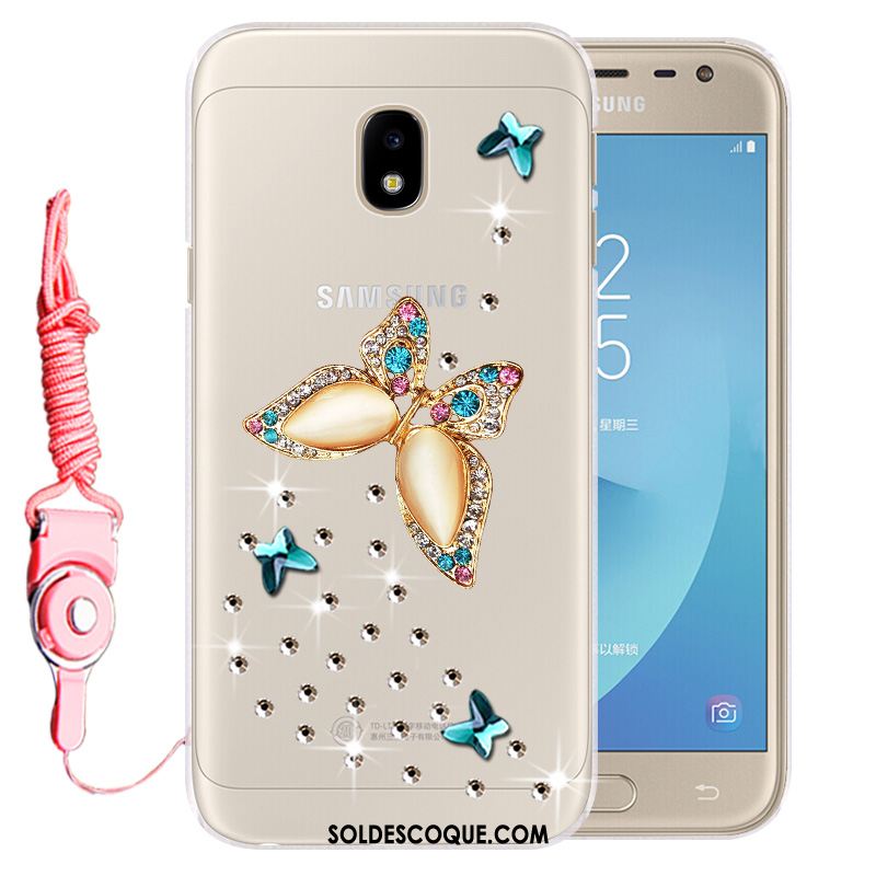 Coque Samsung Galaxy J3 2017 Incassable Étoile Protection Silicone Fluide Doux Soldes