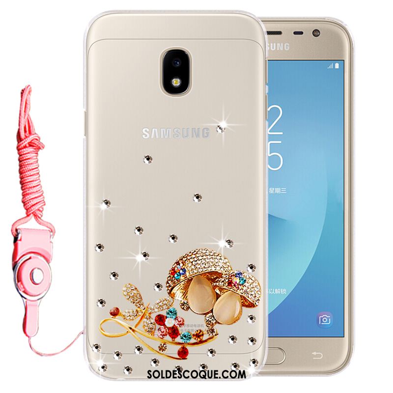 Coque Samsung Galaxy J3 2017 Incassable Étoile Protection Silicone Fluide Doux Soldes