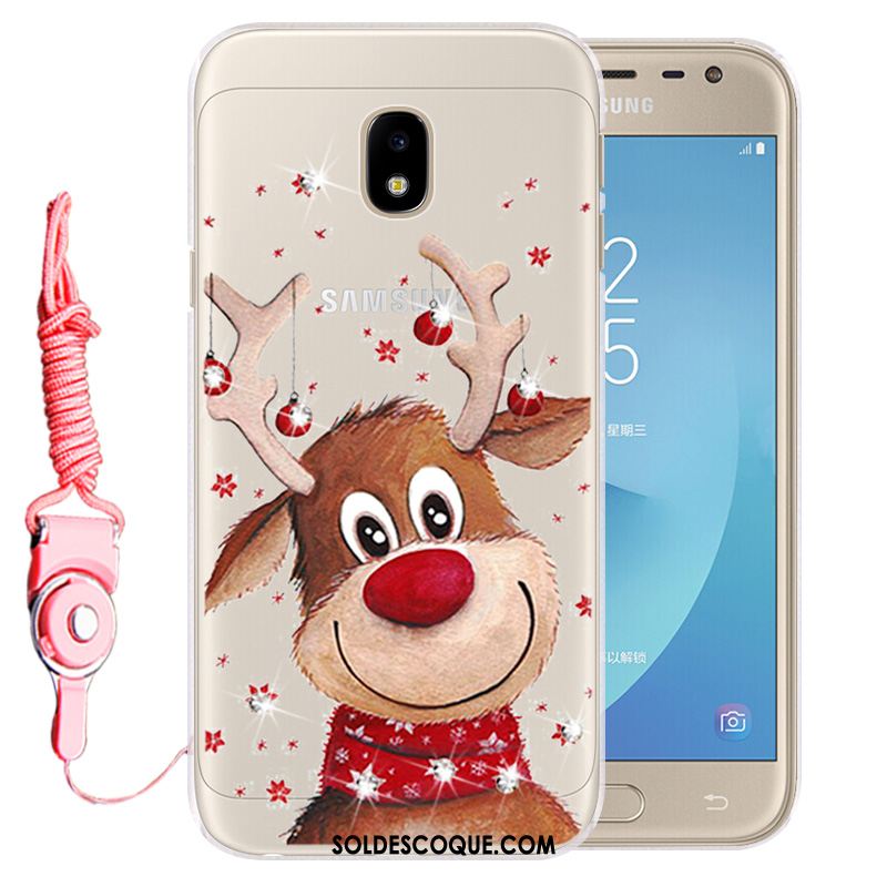 Coque Samsung Galaxy J3 2017 Incassable Étoile Protection Silicone Fluide Doux Soldes