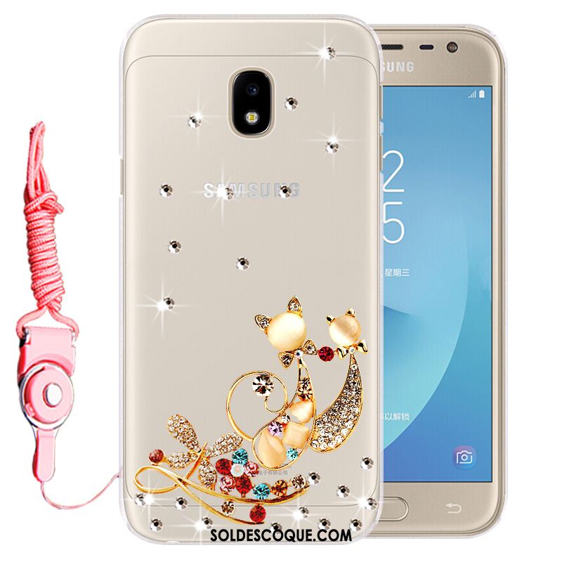 Coque Samsung Galaxy J3 2017 Incassable Étoile Protection Silicone Fluide Doux Soldes