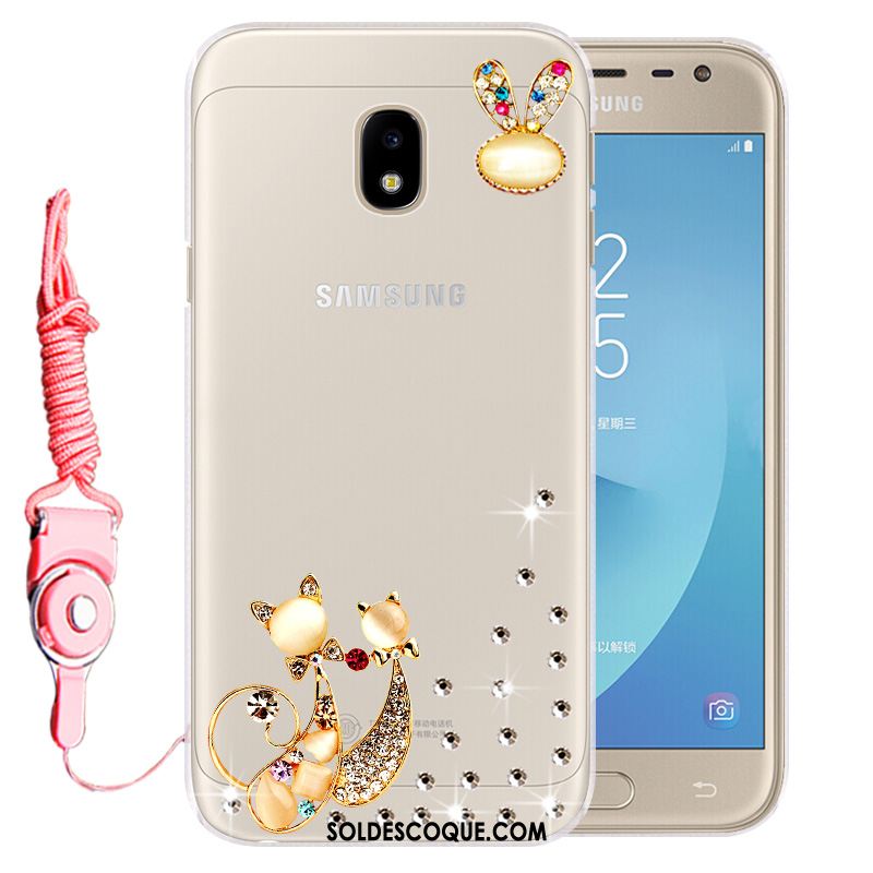 Coque Samsung Galaxy J3 2017 Incassable Étoile Protection Silicone Fluide Doux Soldes