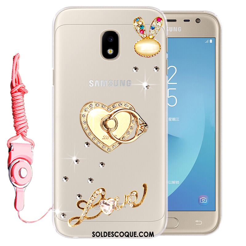 Coque Samsung Galaxy J3 2017 Incassable Étoile Protection Silicone Fluide Doux Soldes