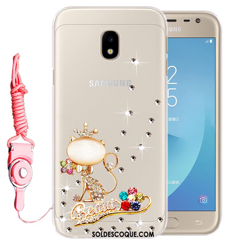 Coque Samsung Galaxy J3 2017 Incassable Étoile Protection Silicone Fluide Doux Soldes