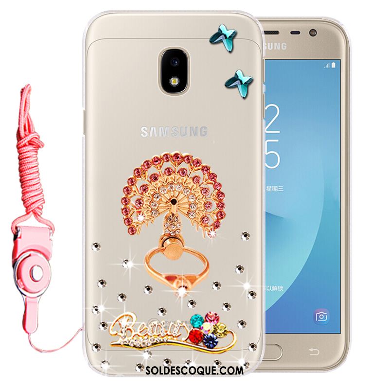 Coque Samsung Galaxy J3 2017 Incassable Étoile Protection Silicone Fluide Doux Soldes