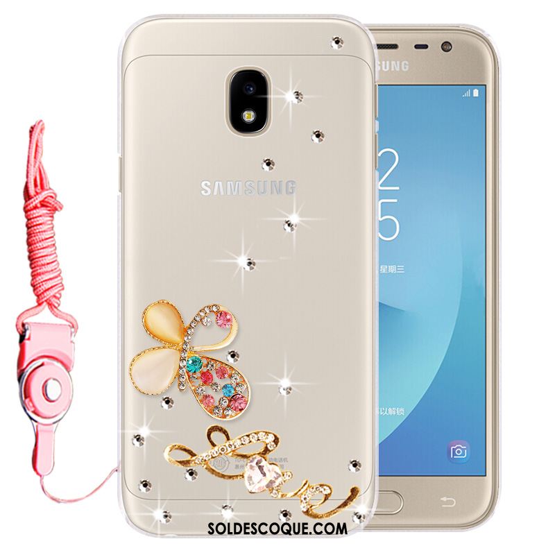 Coque Samsung Galaxy J3 2017 Incassable Étoile Protection Silicone Fluide Doux Soldes