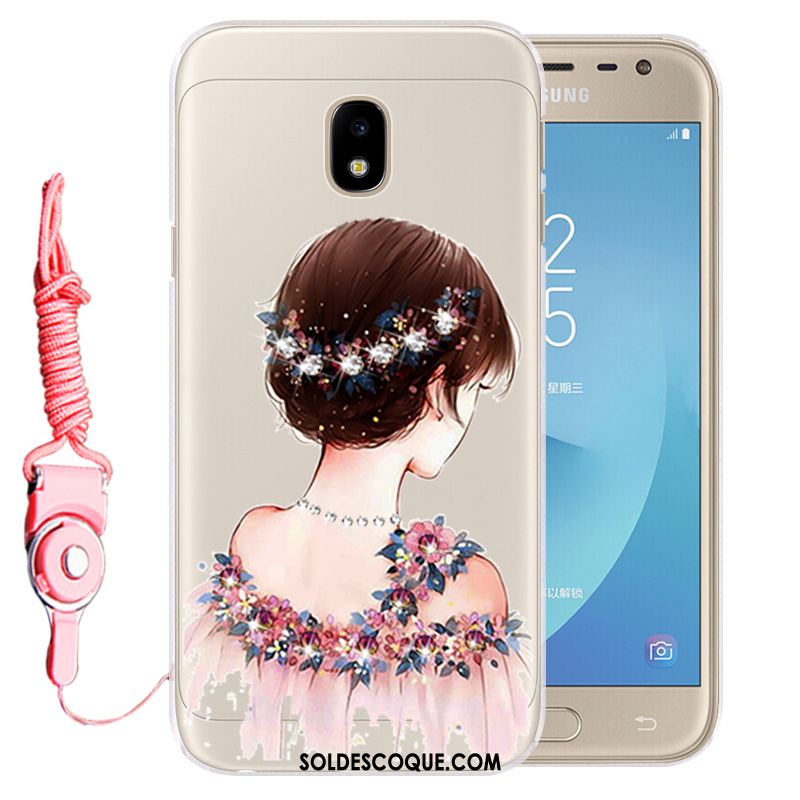 Coque Samsung Galaxy J3 2017 Incassable Étoile Protection Silicone Fluide Doux Soldes