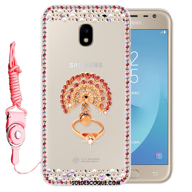 Coque Samsung Galaxy J3 2017 Incassable Étoile Protection Silicone Fluide Doux Soldes