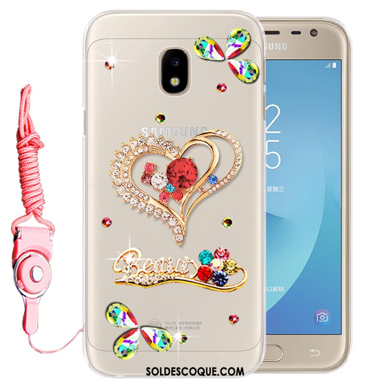 Coque Samsung Galaxy J3 2017 Incassable Étoile Protection Silicone Fluide Doux Soldes