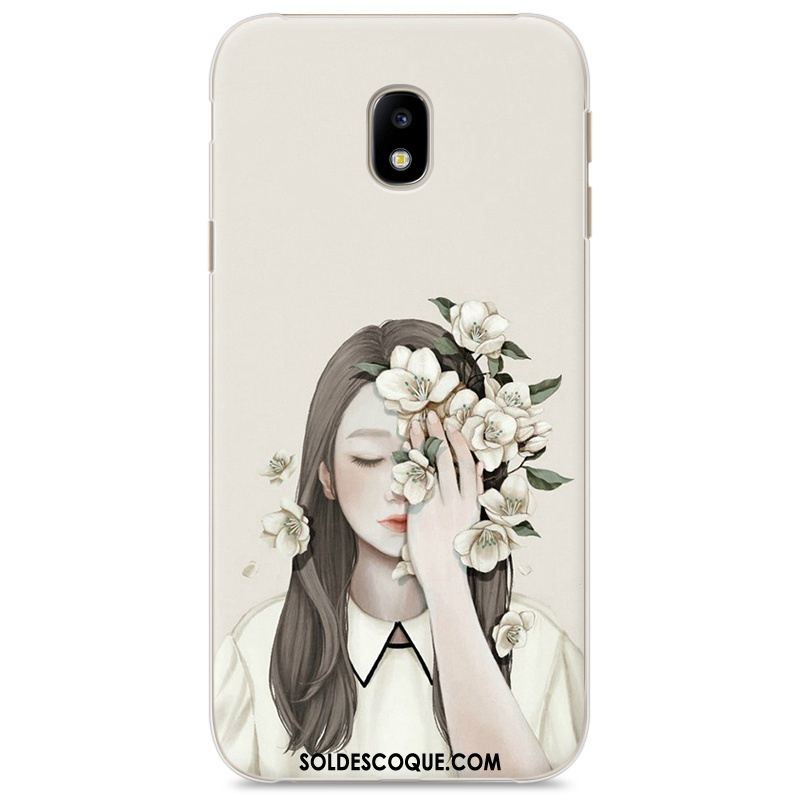 Coque Samsung Galaxy J3 2017 Rose Étoile Étui Protection Tendance Soldes