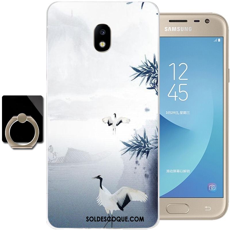 Coque Samsung Galaxy J3 2017 Silicone Étoile Tout Compris Protection Téléphone Portable Housse Pas Cher