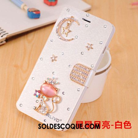 Coque Samsung Galaxy J3 2017 Tendance Or Rose Strass Clamshell Incassable Pas Cher