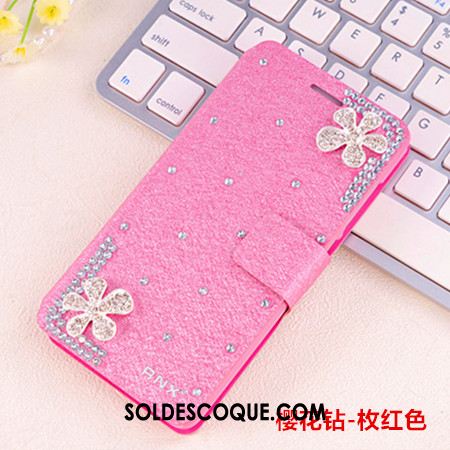 Coque Samsung Galaxy J3 2017 Tendance Or Rose Strass Clamshell Incassable Pas Cher