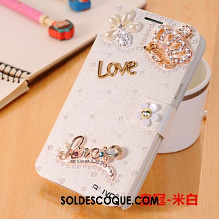 Coque Samsung Galaxy J3 2017 Tendance Or Rose Strass Clamshell Incassable Pas Cher