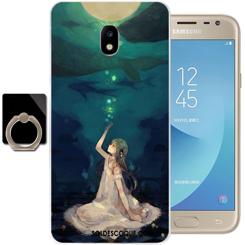 Coque Samsung Galaxy J3 2017 Étoile Incassable Étui Vert Protection En Vente