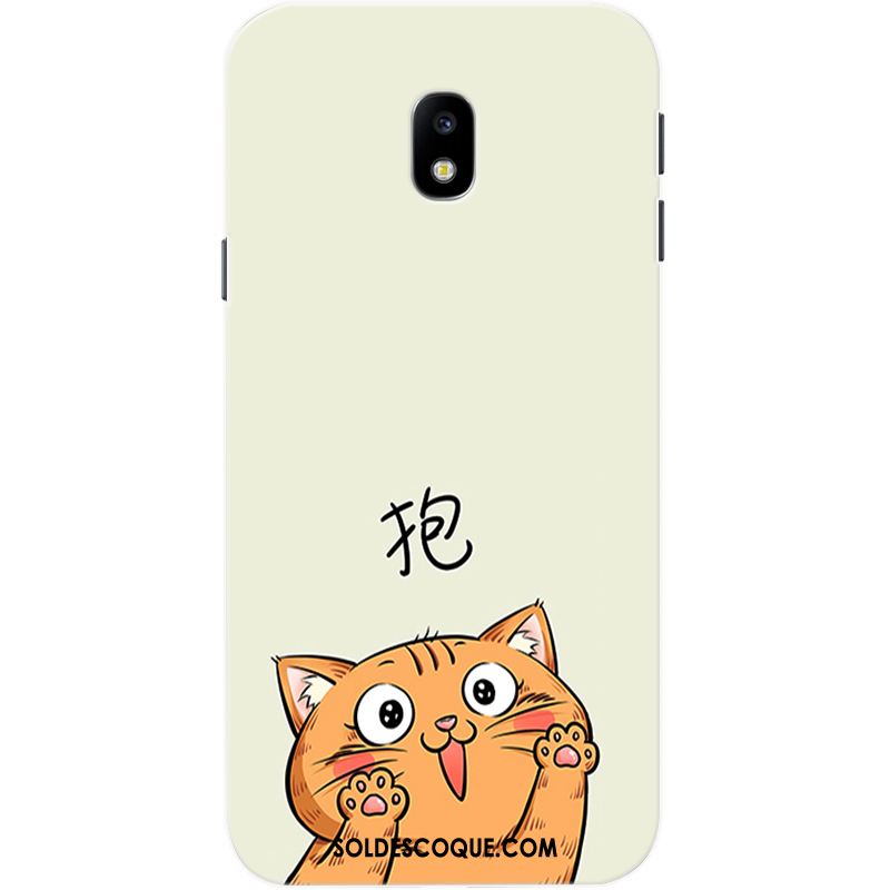 Coque Samsung Galaxy J3 2017 Étoile Étui Protection Blanc Tendance Pas Cher