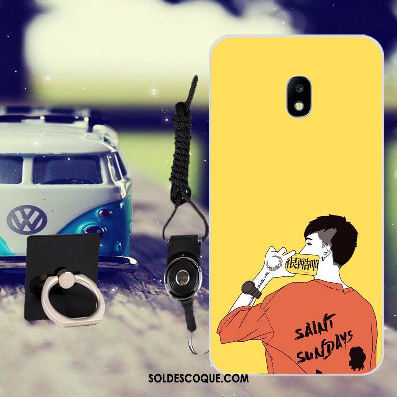 Coque Samsung Galaxy J3 2017 Étui Protection Bleu Silicone Téléphone Portable France