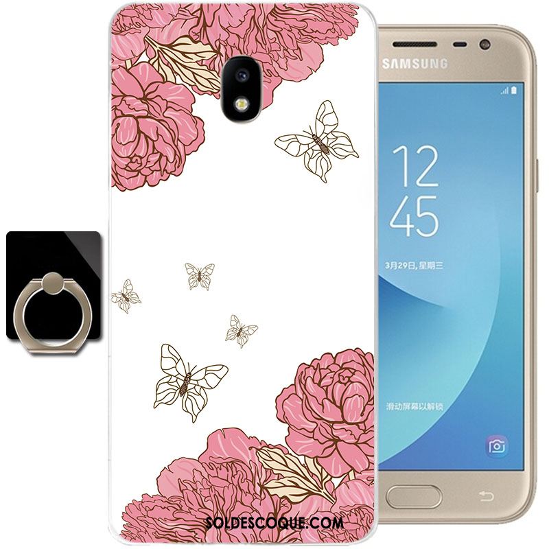 Coque Samsung Galaxy J3 2017 Étui Tout Compris Protection Fluide Doux Étoile Pas Cher