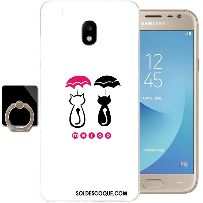 Coque Samsung Galaxy J3 2017 Étui Tout Compris Protection Fluide Doux Étoile Pas Cher