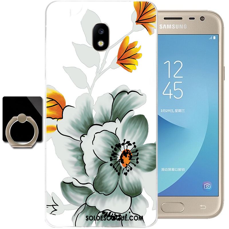 Coque Samsung Galaxy J3 2017 Étui Tout Compris Protection Fluide Doux Étoile Pas Cher