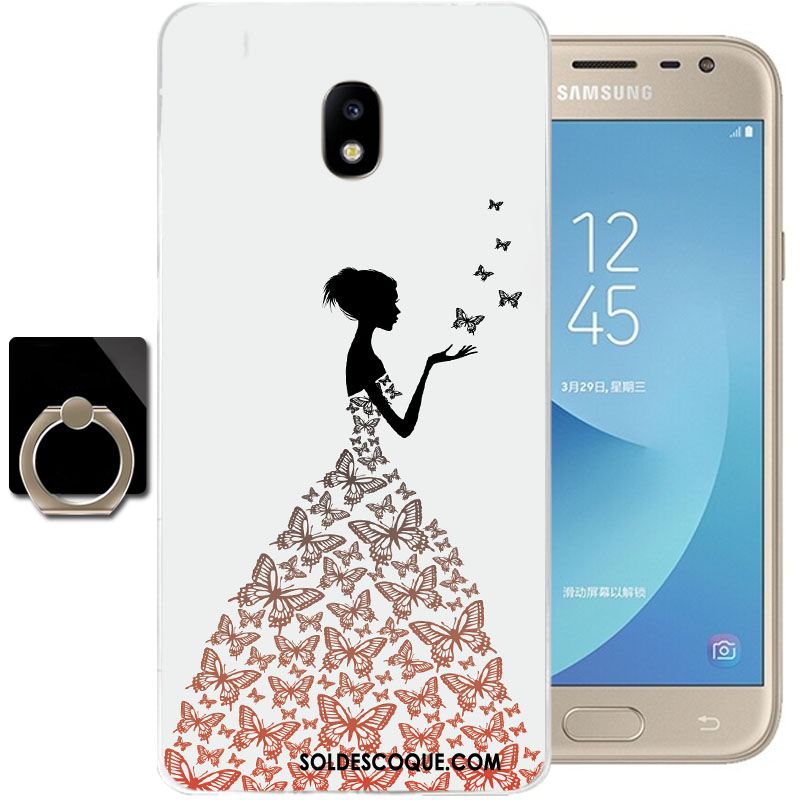 Coque Samsung Galaxy J3 2017 Étui Tout Compris Protection Fluide Doux Étoile Pas Cher