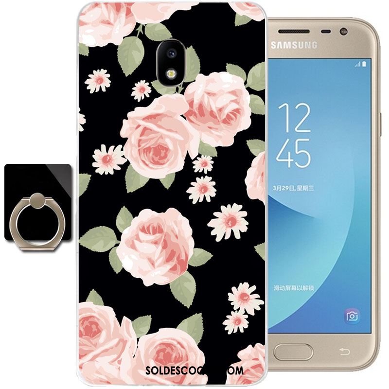 Coque Samsung Galaxy J3 2017 Étui Tout Compris Protection Fluide Doux Étoile Pas Cher