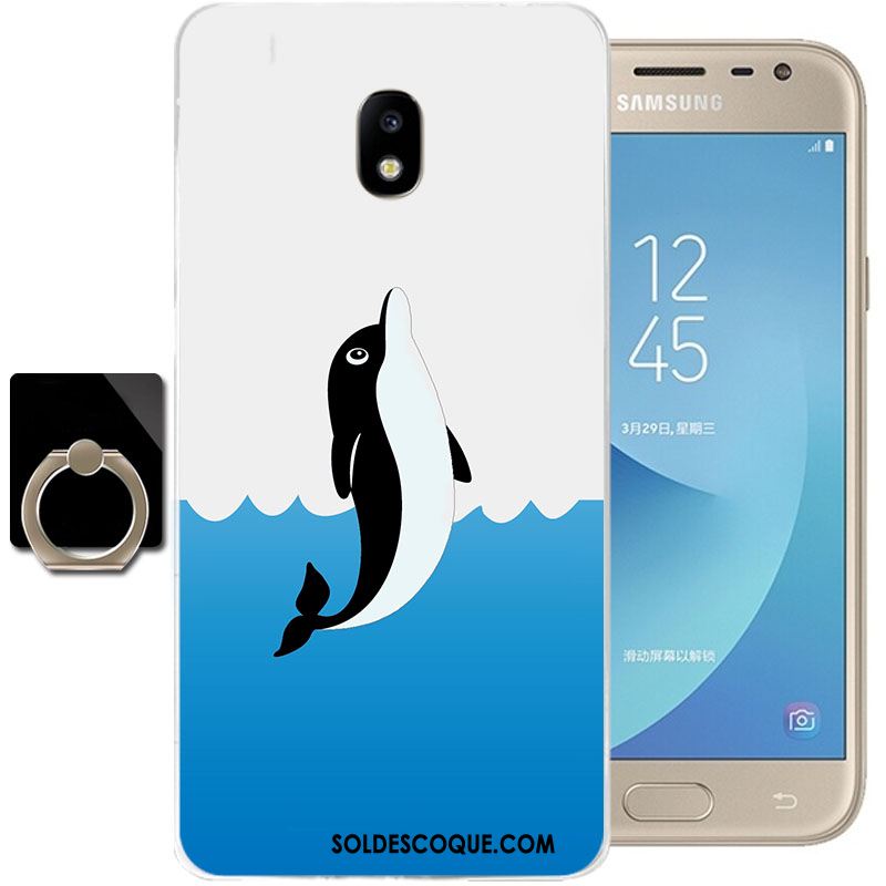 Coque Samsung Galaxy J3 2017 Étui Tout Compris Protection Fluide Doux Étoile Pas Cher