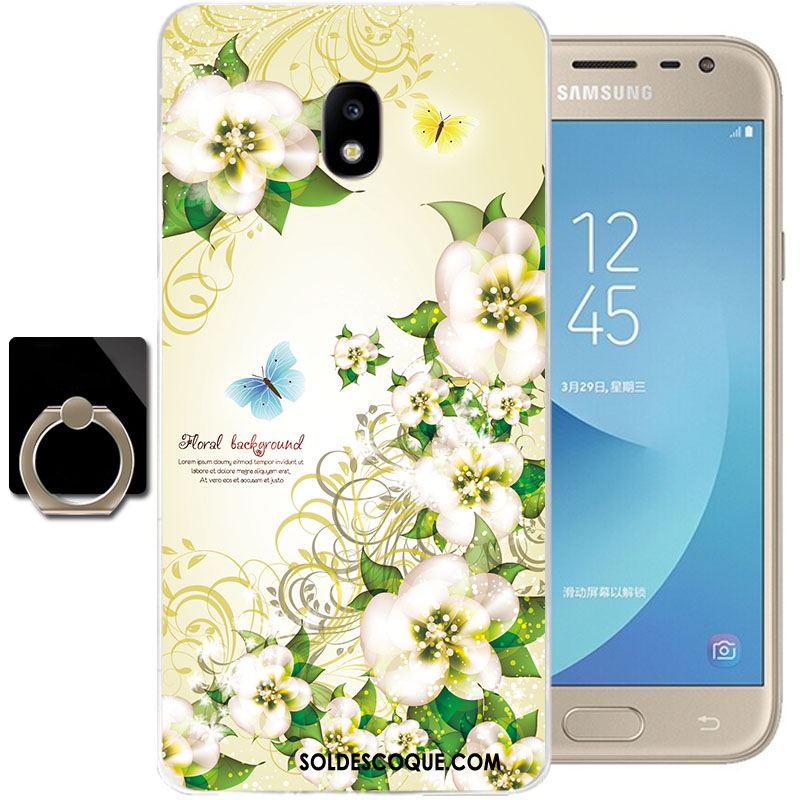 Coque Samsung Galaxy J3 2017 Étui Tout Compris Protection Fluide Doux Étoile Pas Cher