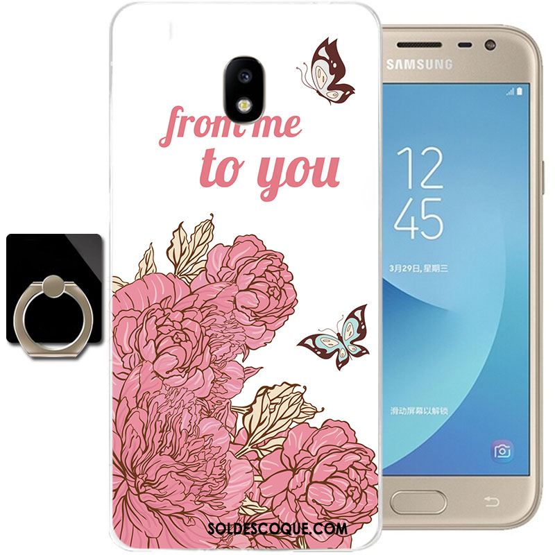 Coque Samsung Galaxy J3 2017 Étui Tout Compris Protection Fluide Doux Étoile Pas Cher