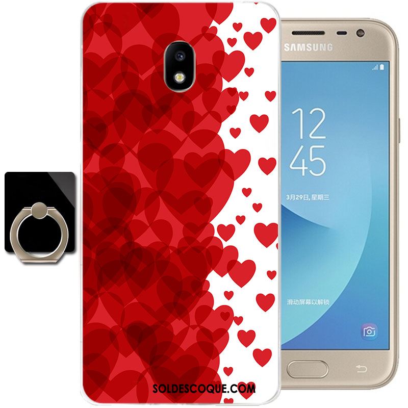 Coque Samsung Galaxy J3 2017 Étui Tout Compris Protection Fluide Doux Étoile Pas Cher