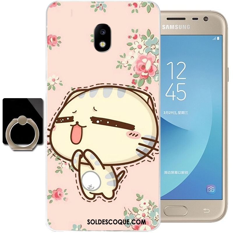 Coque Samsung Galaxy J3 2017 Étui Tout Compris Protection Fluide Doux Étoile Pas Cher