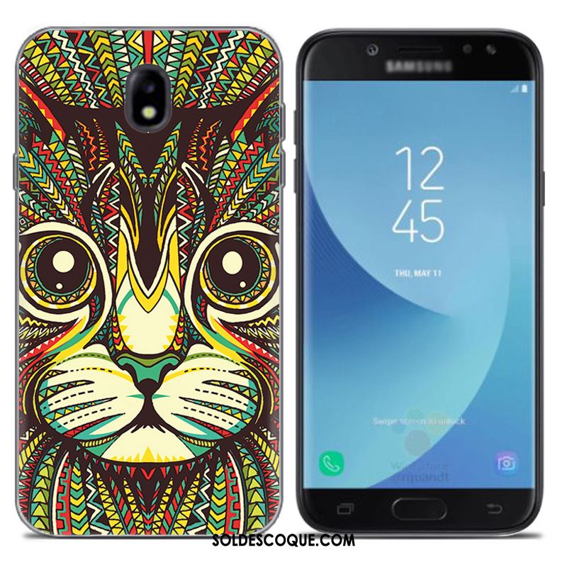 Coque Samsung Galaxy J5 2017 Europe Fluide Doux Nouveau Multicolore Étoile Housse Pas Cher