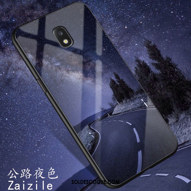 Coque Samsung Galaxy J5 2017 Verre Étui Étoile Bleu Incassable Soldes