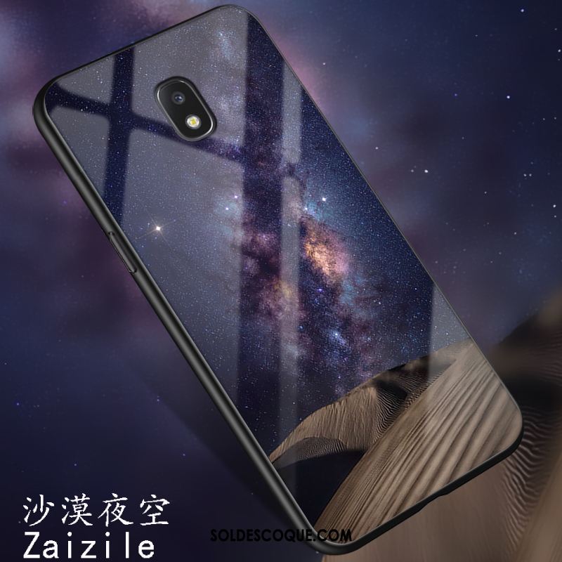 Coque Samsung Galaxy J5 2017 Verre Étui Étoile Bleu Incassable Soldes