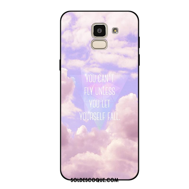 Coque Samsung Galaxy J6 Frais Silicone Tout Compris Fluide Doux Bleu En Ligne