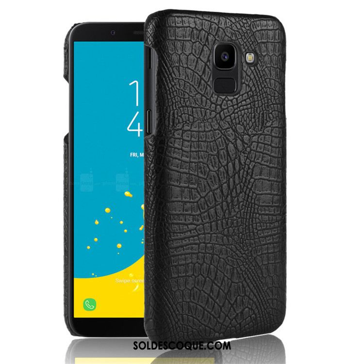 Coque Samsung Galaxy J6 Protection Téléphone Portable Étoile Délavé En Daim Étui En Ligne