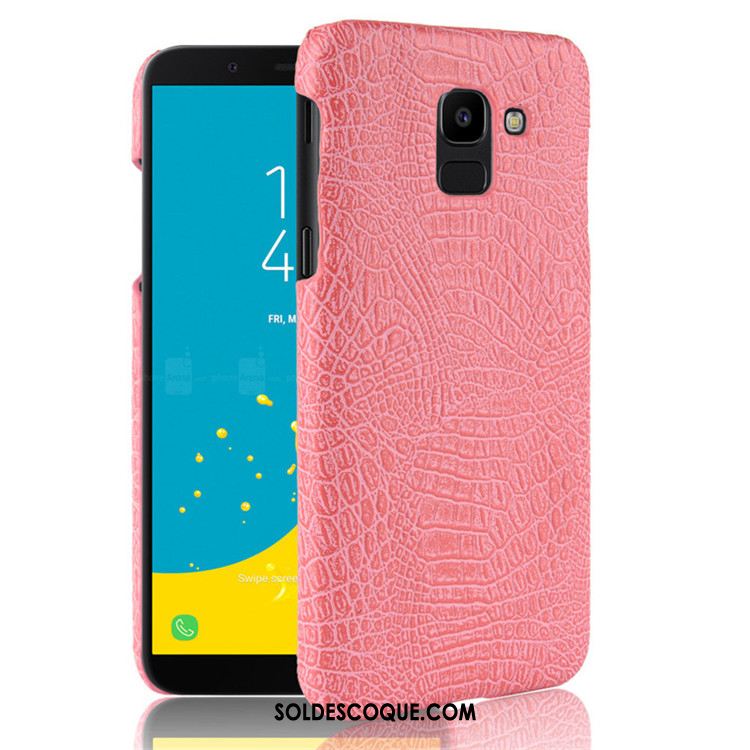 Coque Samsung Galaxy J6 Protection Téléphone Portable Étoile Délavé En Daim Étui En Ligne