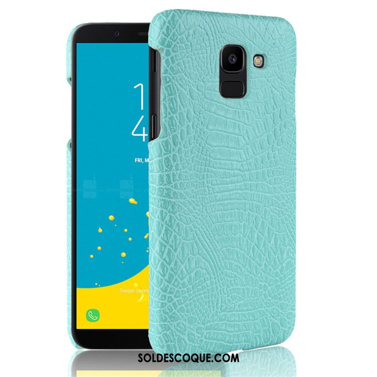 Coque Samsung Galaxy J6 Protection Téléphone Portable Étoile Délavé En Daim Étui En Ligne