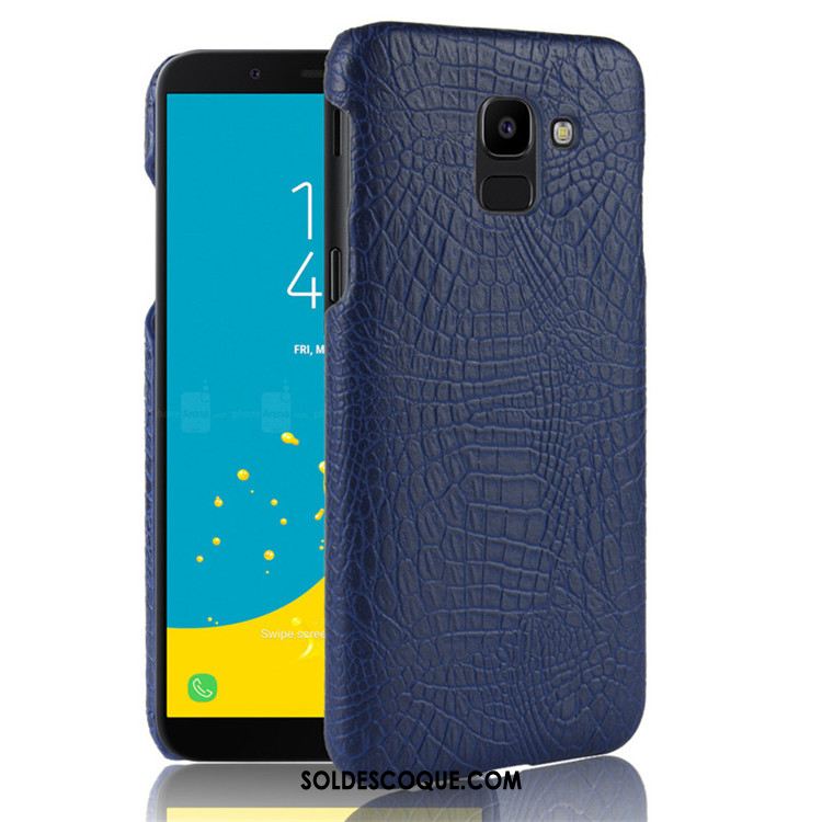Coque Samsung Galaxy J6 Protection Téléphone Portable Étoile Délavé En Daim Étui En Ligne