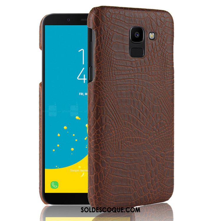 Coque Samsung Galaxy J6 Protection Téléphone Portable Étoile Délavé En Daim Étui En Ligne