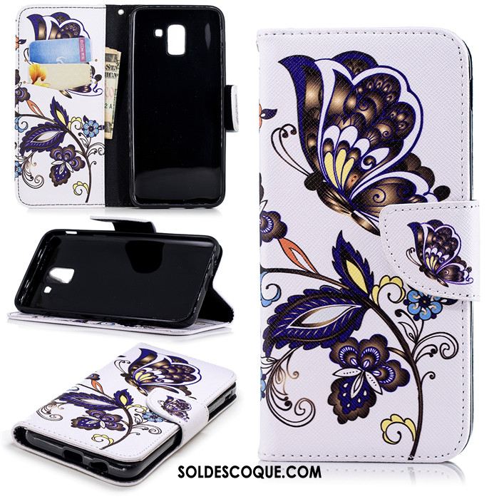 Coque Samsung Galaxy J6 Silicone Téléphone Portable Blanc Étui Étoile En Vente