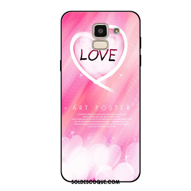 Coque Samsung Galaxy J6 Téléphone Portable Fluide Doux Rose Tout Compris Étui En Ligne