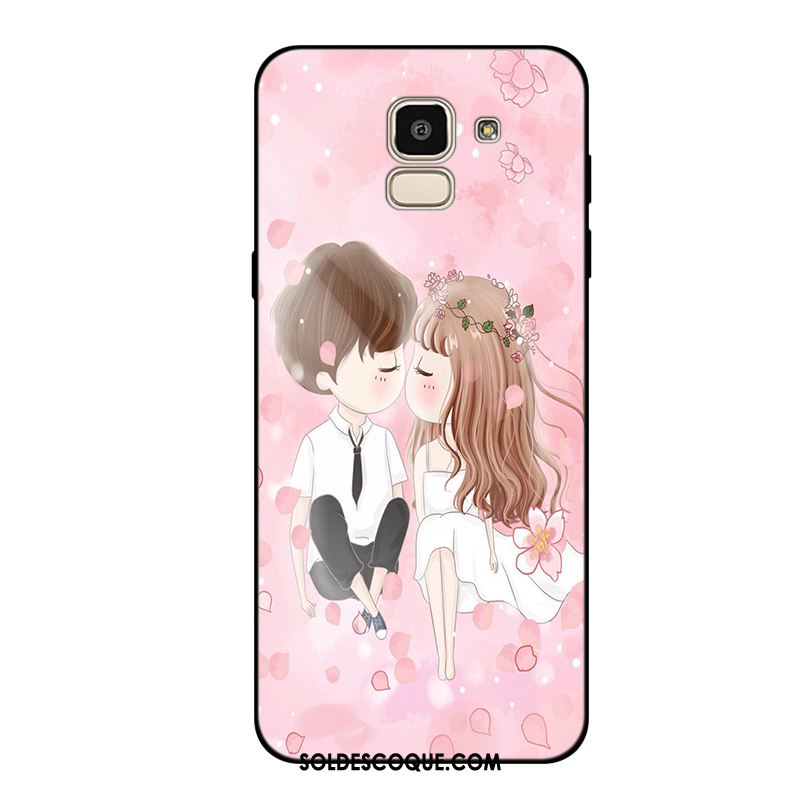 Coque Samsung Galaxy J6 Téléphone Portable Fluide Doux Rose Tout Compris Étui En Ligne