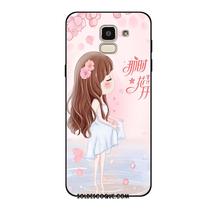 Coque Samsung Galaxy J6 Téléphone Portable Fluide Doux Rose Tout Compris Étui En Ligne