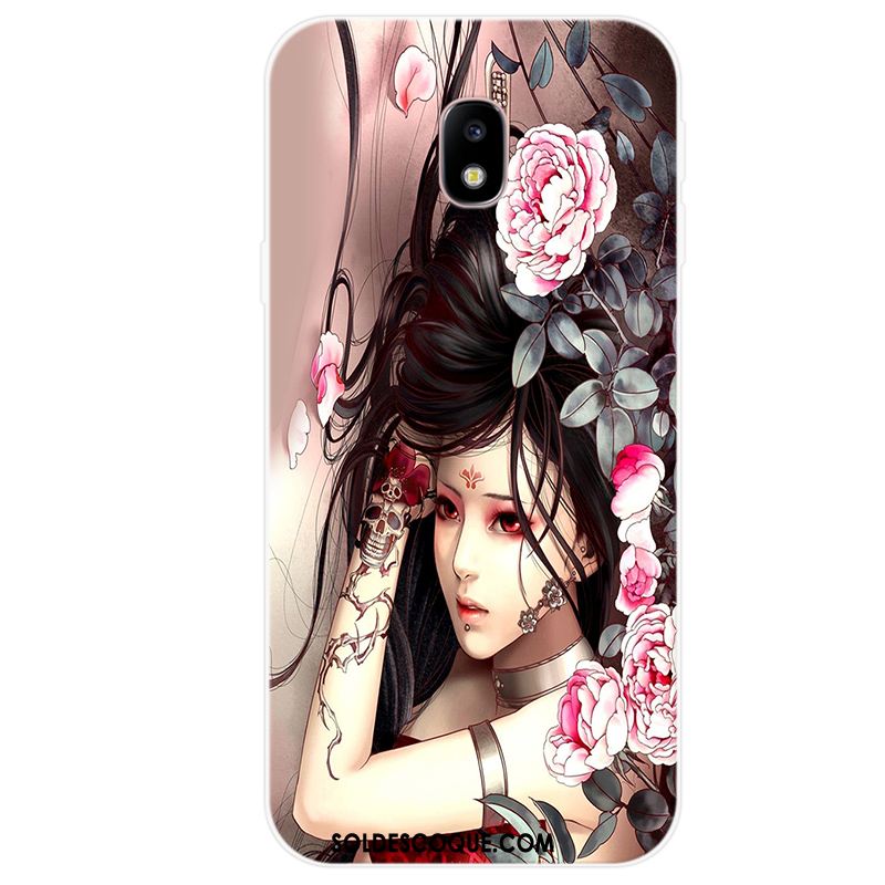 Coque Samsung Galaxy J7 2017 Dessin Animé Silicone Incassable Étoile Téléphone Portable Pas Cher