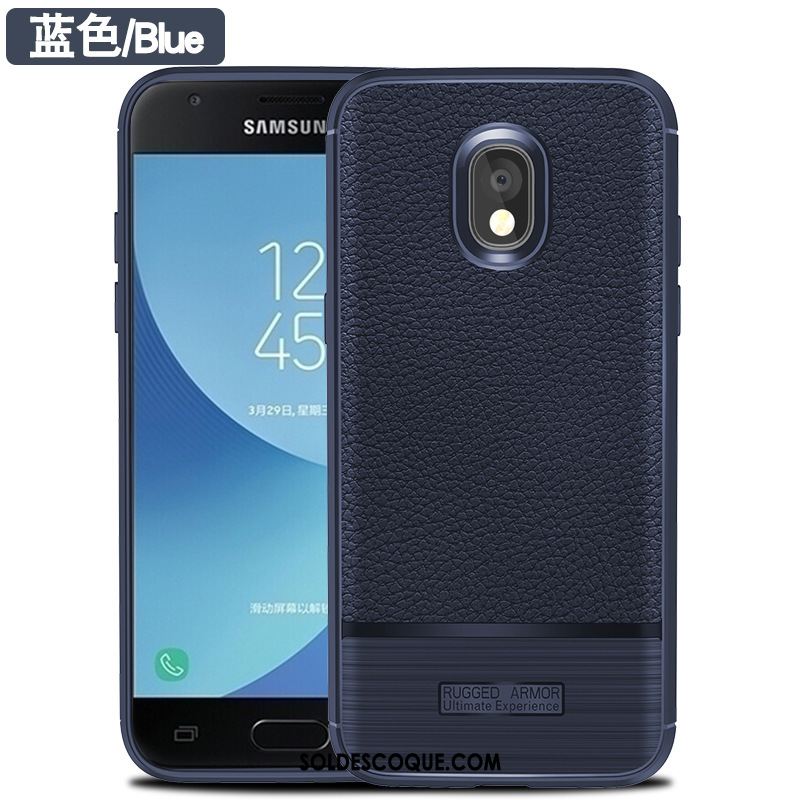 Coque Samsung Galaxy J7 2017 Modèle Fleurie Litchi Silicone Étui Protection Soldes