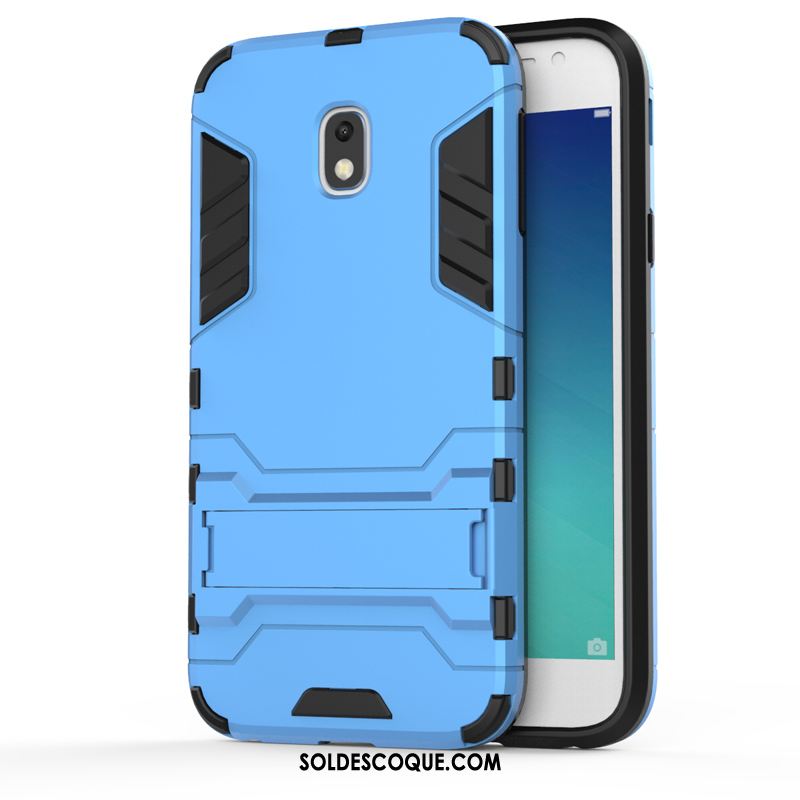 Coque Samsung Galaxy J7 2017 Silicone Étui Incassable Bleu Difficile France