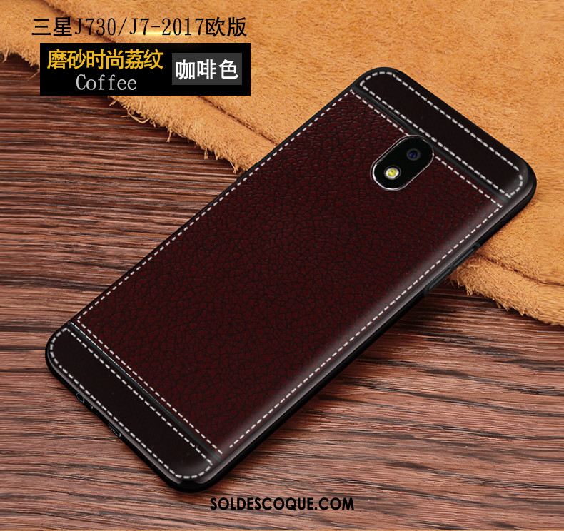 Coque Samsung Galaxy J7 2017 Téléphone Portable Simple Étui Protection Rouge En Vente