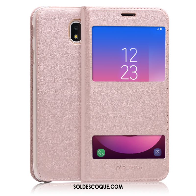Coque Samsung Galaxy J7 2017 Téléphone Portable Étui Clamshell Étoile Protection Pas Cher