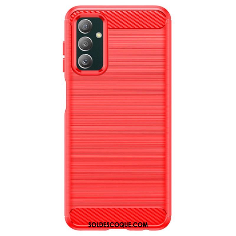 Coque Samsung Galaxy M13 Fibre Carbone Brossée